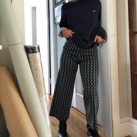 NWT Zara Knit Geometric pants - Picture 3 of 5